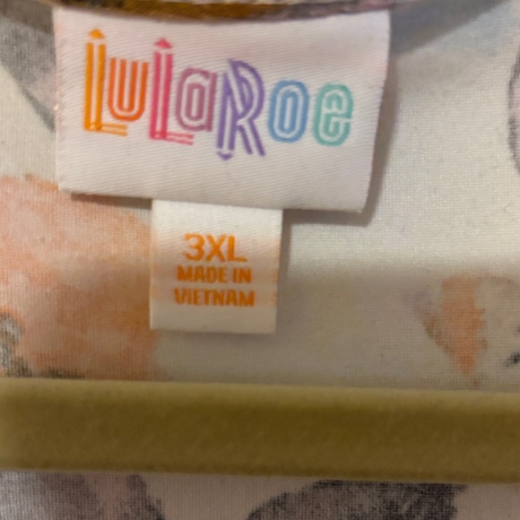 LuLaRoe Multicolor Open Front Cardigan leggings material - Picture 2 of 3